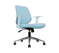 10410102 - SUNON SHIELD TASK CHAIR WHITE CYAN