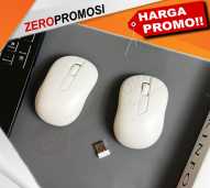 Mouse Wireless Custom MW05 Custom Sablon Logo