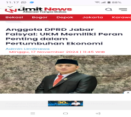 Adikarya Parlemen DPRD Provinsi Jawa Barat