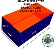 TERPAL KOLAM KOTAK 2X3X0,6M