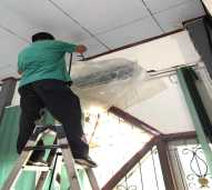 Bongkar Pasang AC Standing 5 PK