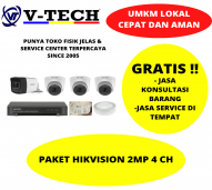 PAKET HIKVISION 2MP 4CH