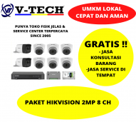 PAKET HIKVISION 2MP 8CH