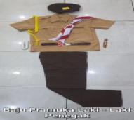 BAJU PRAMUKA PENEGAK LAKI LAKI - S