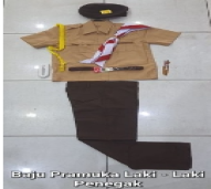 BAJU PRAMUKA PENEGAK LAKI LAKI - XL