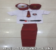 BAJU SERAGAM SD LAKI LAKI - L
