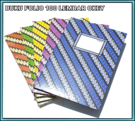 Buku Folio 100 Lbr (Hard Cover Isi 100 Lbr)