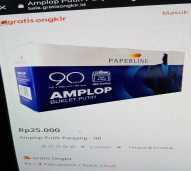 Amplop putih jaya no 90