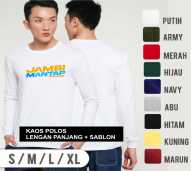 Kaos T-Sirt Oblong Lengan Panjang, Digital Sablon FullColor