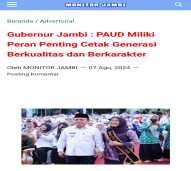 Advertorial Monitor Jambi