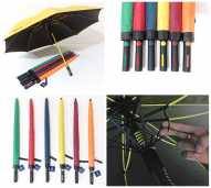 Payung Rangka Fiber Anti UV Lapis Hitam Otomatis