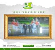 CETAK FOTO CANVAS 44 R + FRAME