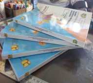 jilid cover kertas Art paper laminasi glossy ( Mengkilat )
