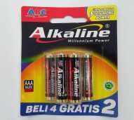 Baterai ABC Alkaline AAA/A3 Isi 6