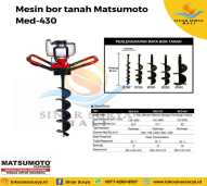 Mesin bor tanah Matsumoto MED-430 earth auger Drill