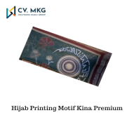 Hijab Motif Batik Kina Printing / Premium