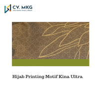 Hijab Motif Batik Kina Printing Ultra