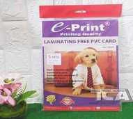 Kertas Foto E-Print Laminating Free PVC ID Card