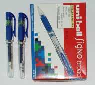 Ballpoint Gel 1.0mm uni Ball Signo biru